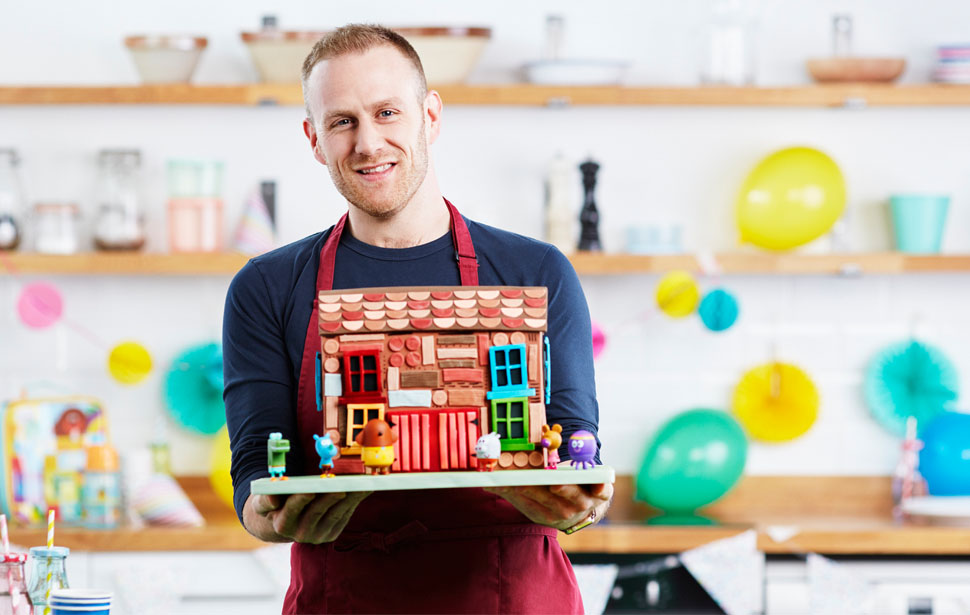 Steven Carter-Bailey on his Hey Duggee bake.