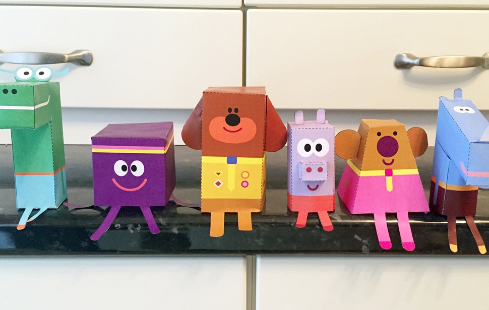Origami Paper Duggee and Squirrels