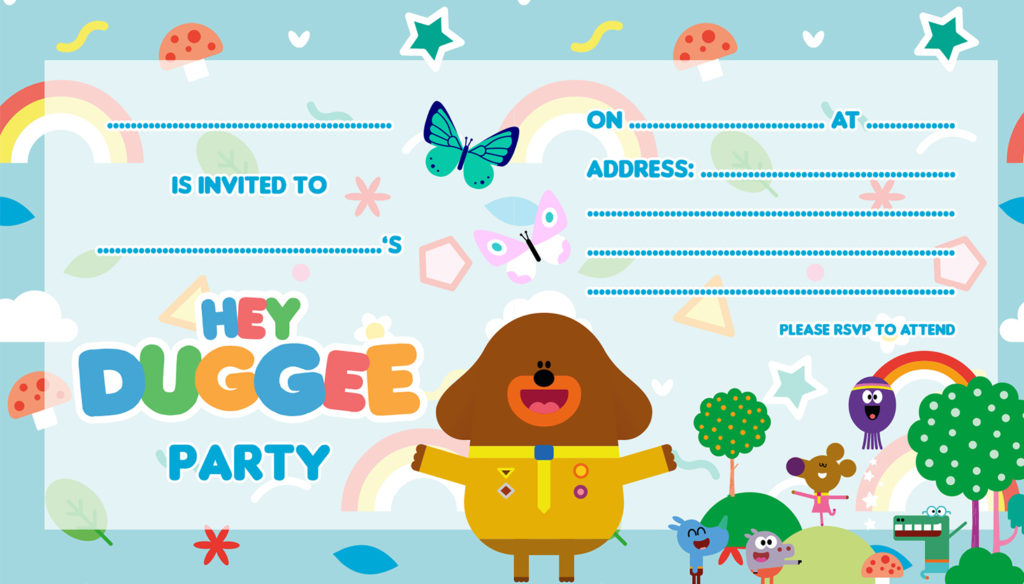 hey duggee plate set