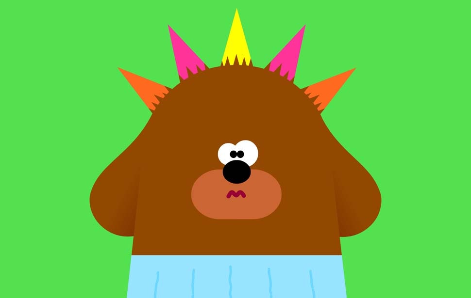 Hey Duggee Hair Badge Mohawk Punk