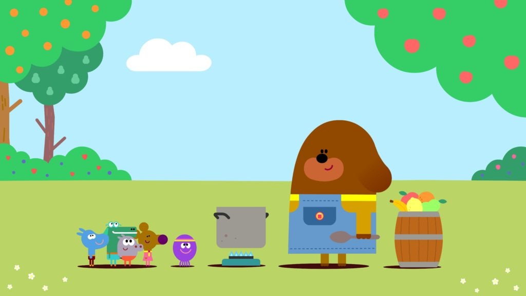 Duggee and the Squirrels make jam in Hey Duggee: The Jam Badge