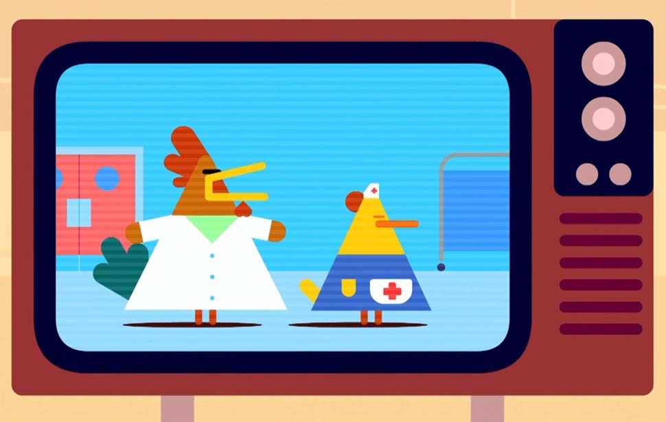Hey Duggee Omelette Badge Chicken Soap Opera