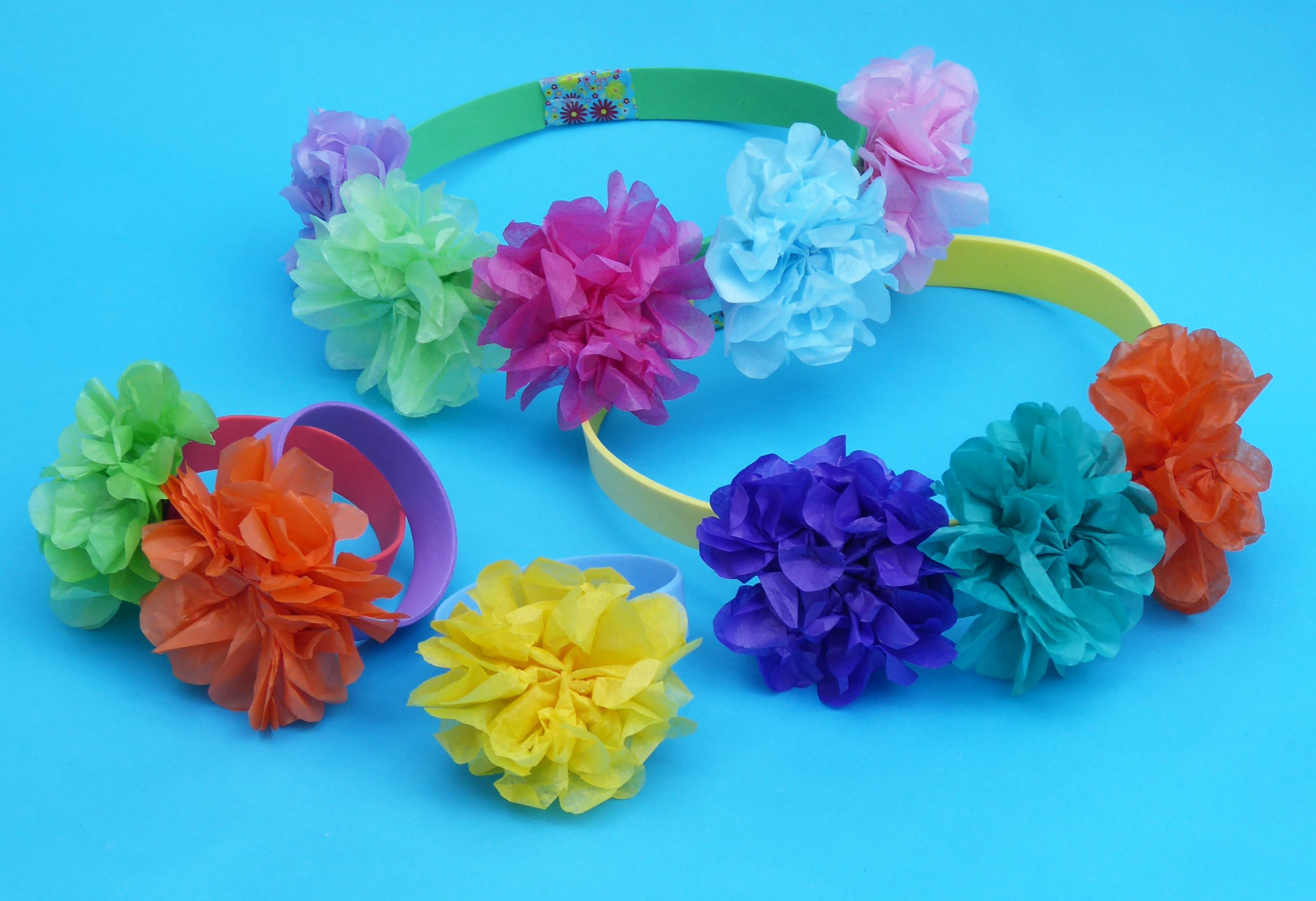How To Make A Paper Flower Headband Paper Flower Crowns: How To Make
