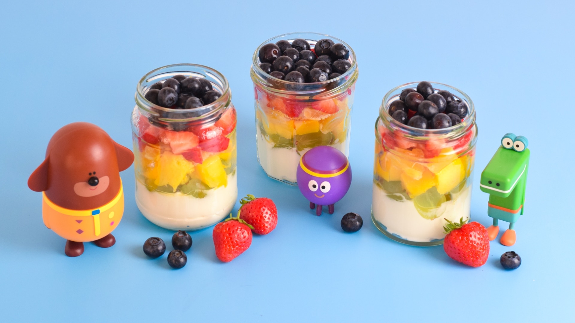 Rainbow Fruit Salad Jars - Hey Duggee Official Website