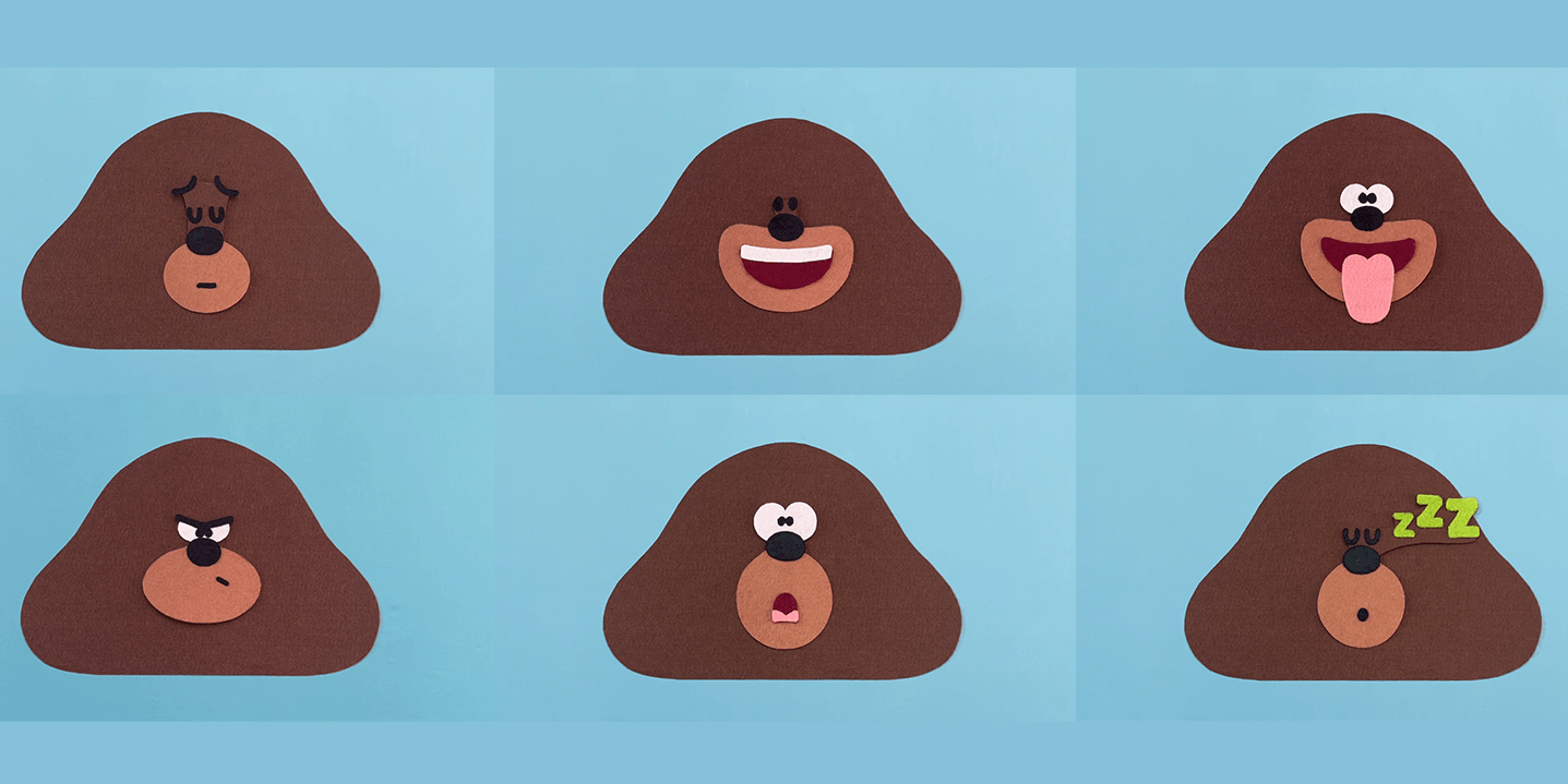 Work It Out Badge: Make Duggee's Felt Feelings Puppets - Hey Duggee ...